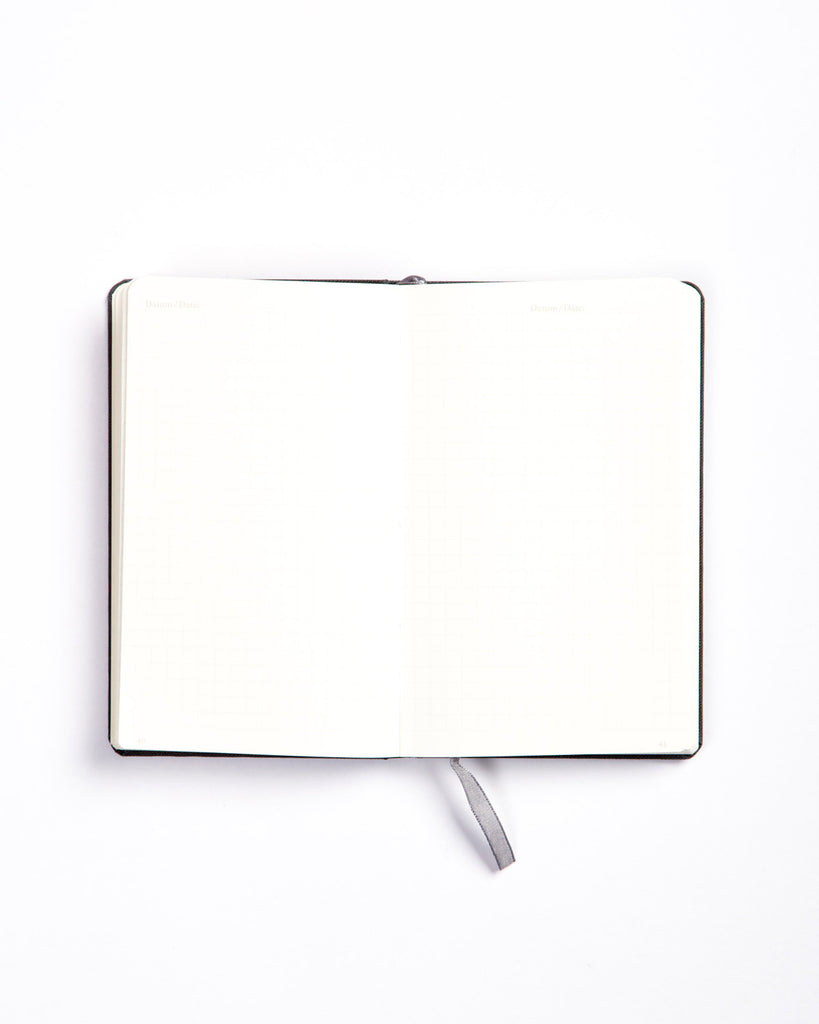 Leuchtturm 1917 Hard Cover Linen Notepad Grey Graph