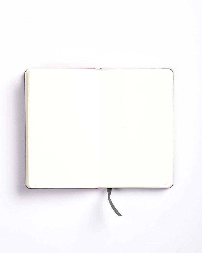 Leuchtturm 1917 Hard Cover Linen Notepad Grey Plain