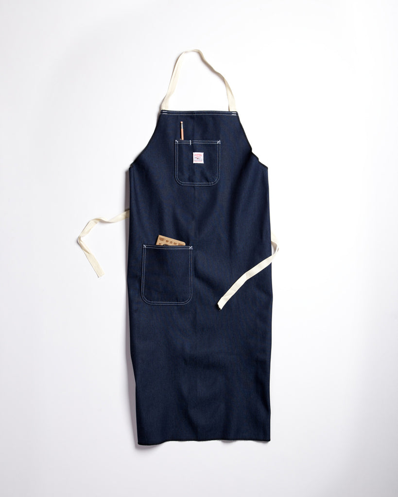 Pointer Rigid Indigo Denim Shop Apron
