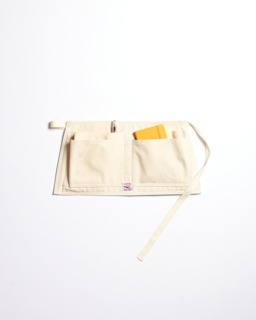 Pointer Waist Apron White Drill