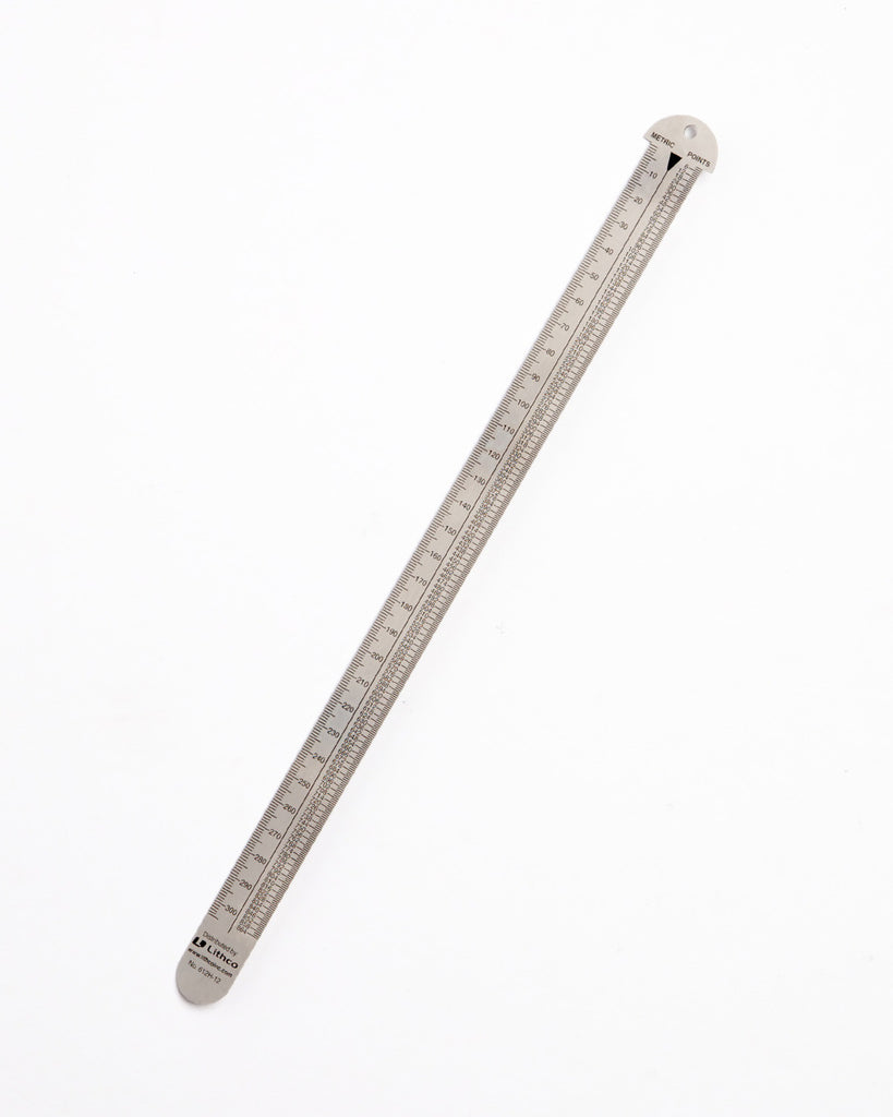 Gaebel Printer's Line Gauge 12"