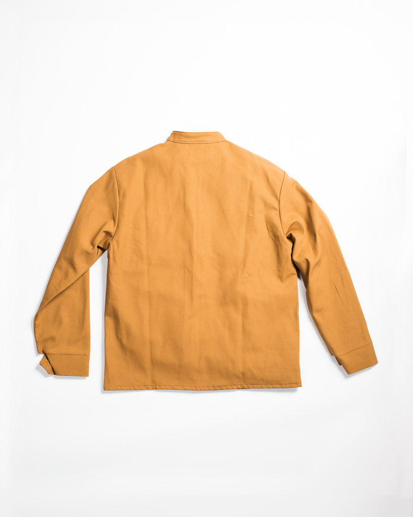 Pointer Brand Special Make Banded Collar Jacket Brown Duck