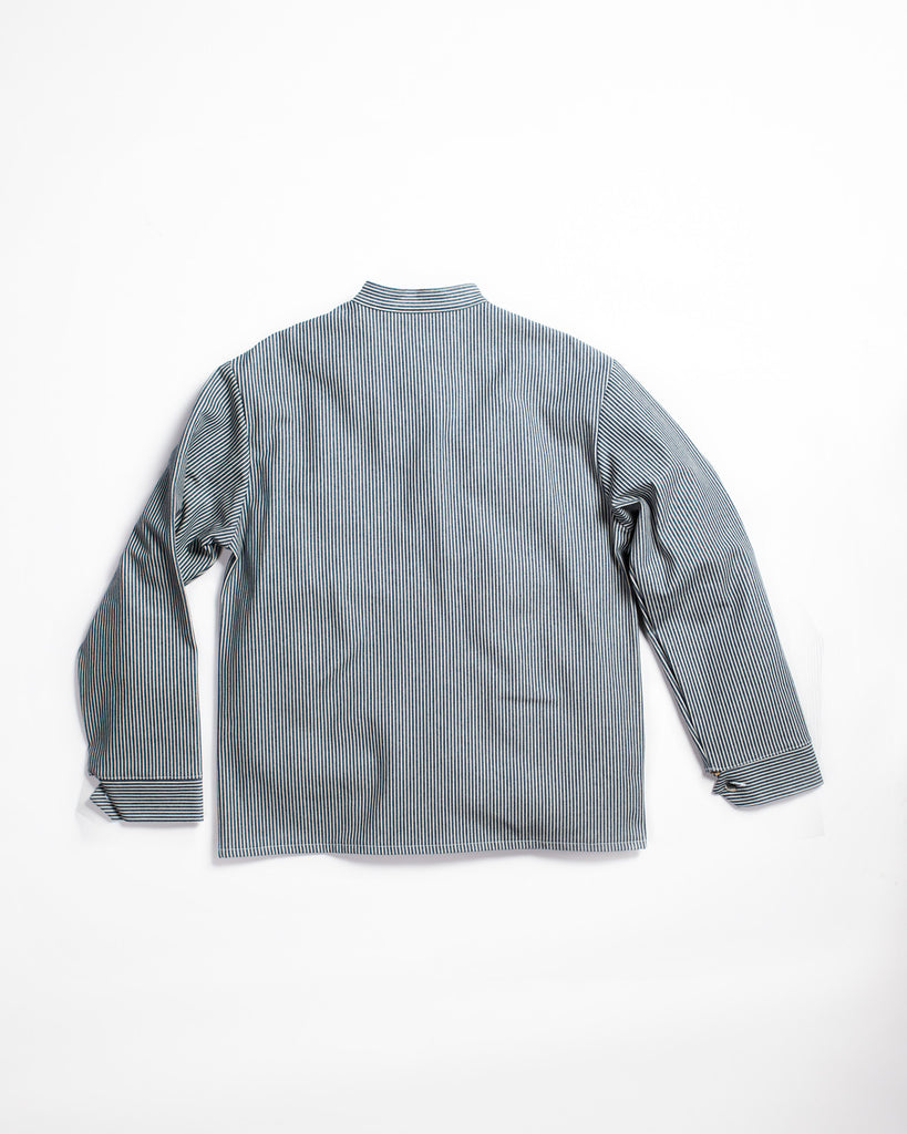 Pointer Brand Special Make Banded Collar Jacket Hickory Stripe