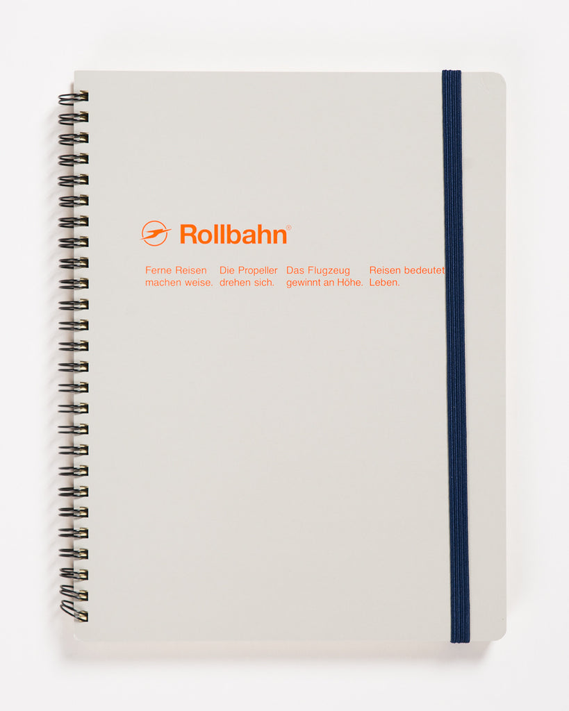 Rollbahn Spiral Notebook 8"x10"