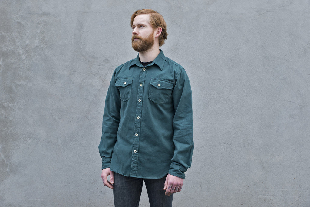 Edgevale Tamalpais Twill Shirt Mallard