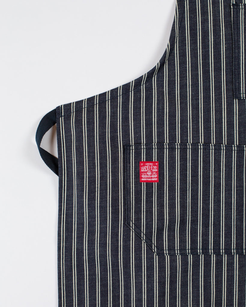 Hand-Eye Kitchen Apron Denim Double Stripe