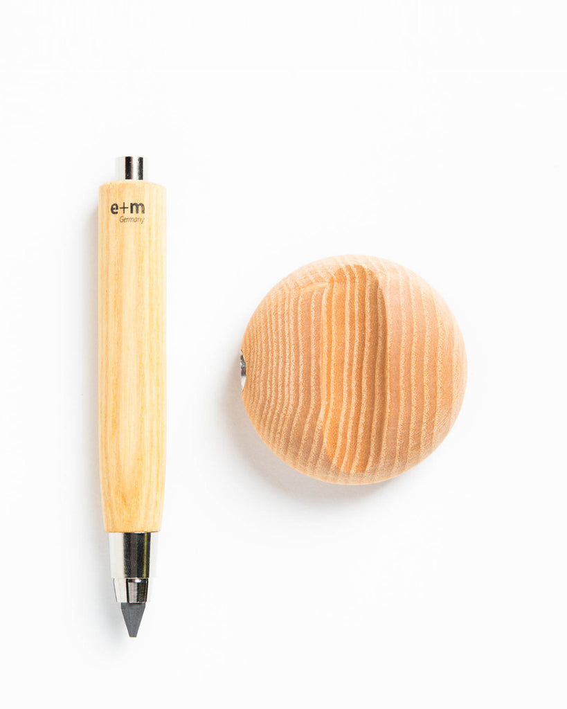 E+M Workbox Clutch Pencil & Sharpener Set