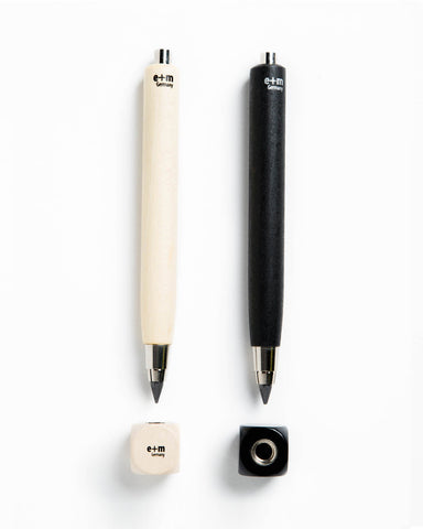 E+M Workbox Clutch Pencil & Sharpener Set