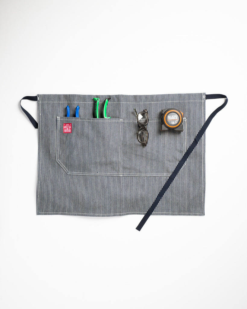 Hand-Eye USA Made Waist Apron Hickory Stripe
