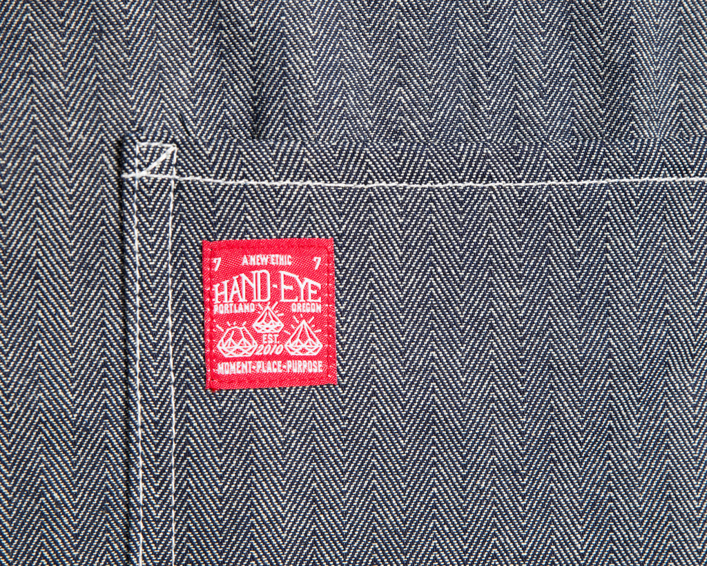 Hand-Eye USA Made Work Apron Herringbone