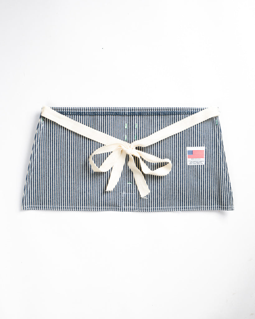 Pointer Waist Apron Hickory Stripe