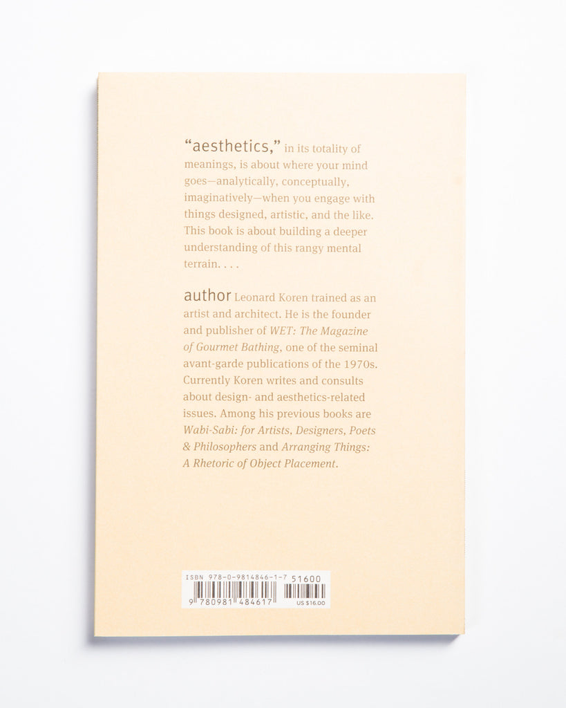 Which "Aesthetics" Do You Mean?