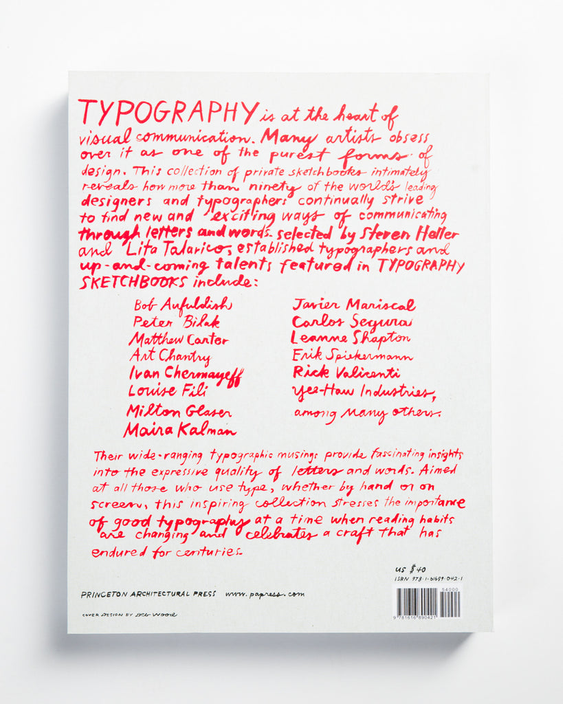 Typography Sketch Books