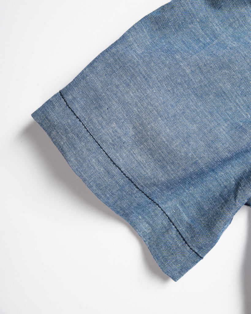 Kooth Brand Short Sleeve Workshirt Blue