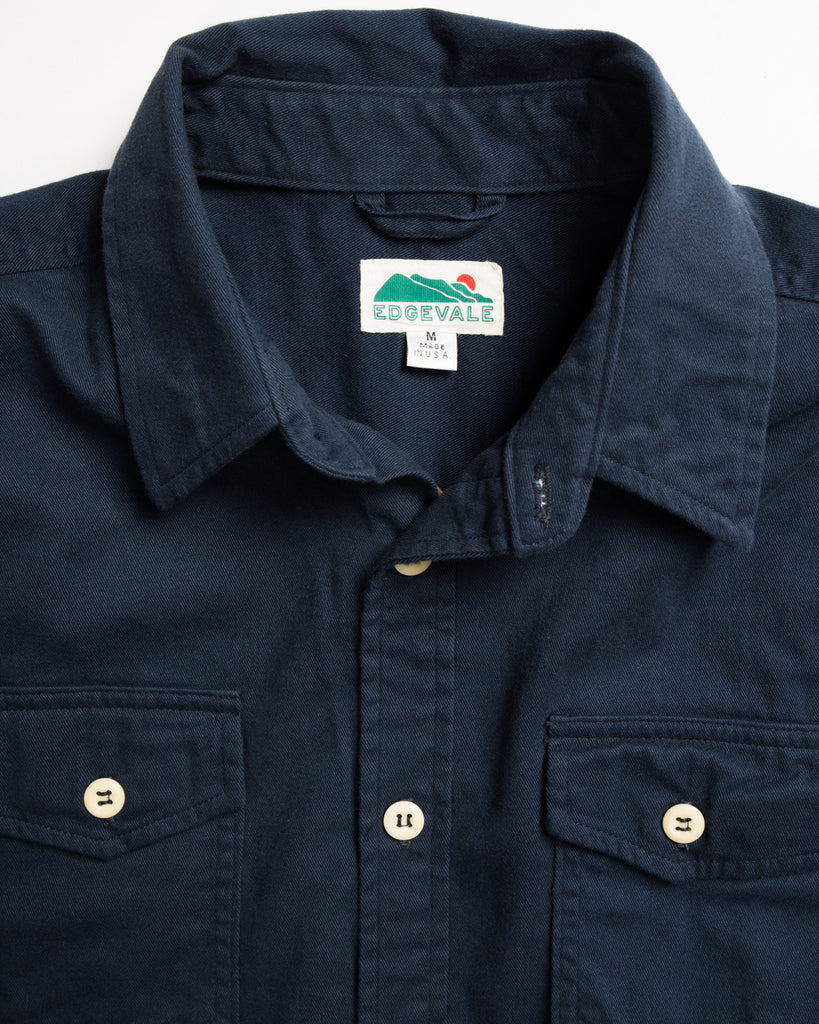 Edgevale Tamalpais Twill Shirt Navy
