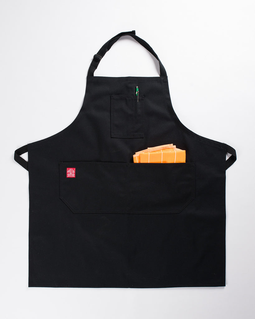 Hand-Eye Kitchen Apron Black Canvas