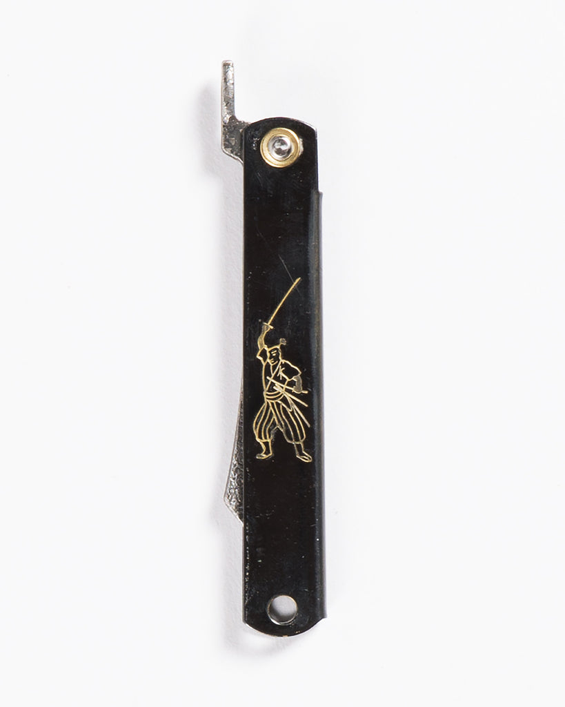 Miyamoto Higonokami Pocket Knife with Black Handle