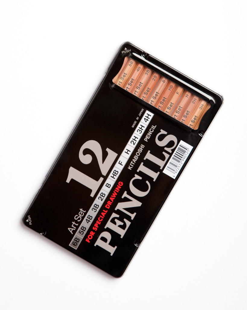 Kitaboshi Graded Graphite Pencil Set