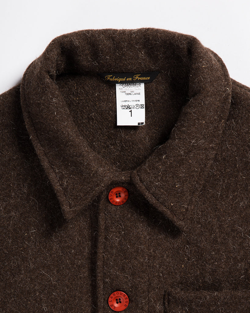 Le Laboureur Wool Work Jacket Brown