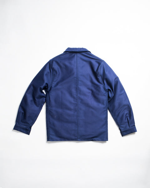 【Le Laboureur】 MOLESKIN JACKET NAVY M Shop Le Laboureur Moleskin Work Jacket - Navy Blue