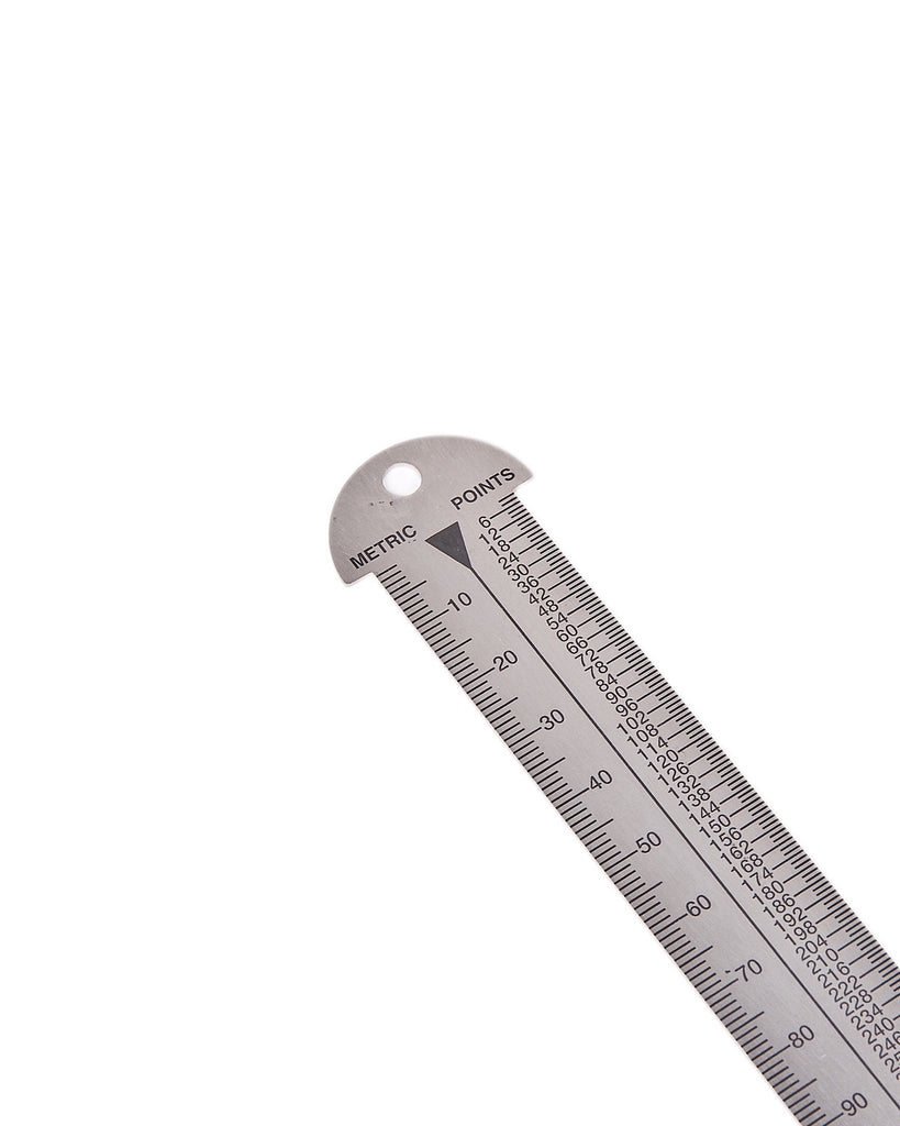 Gaebel Printer's Line Gauge 12"