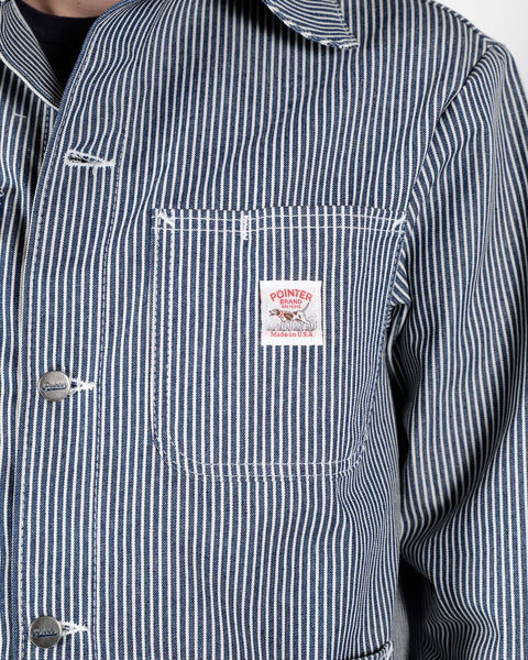 Striped chore jacket clearance