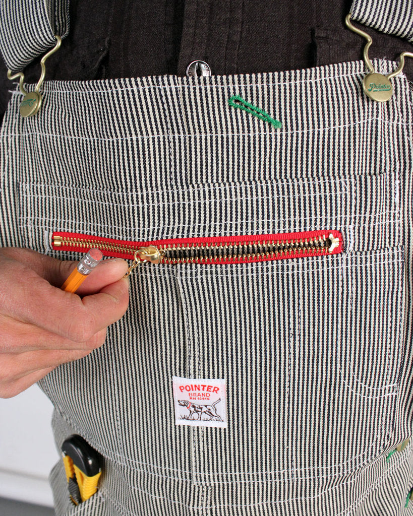 Pointer Brand Hickory Stripe High Back Overall