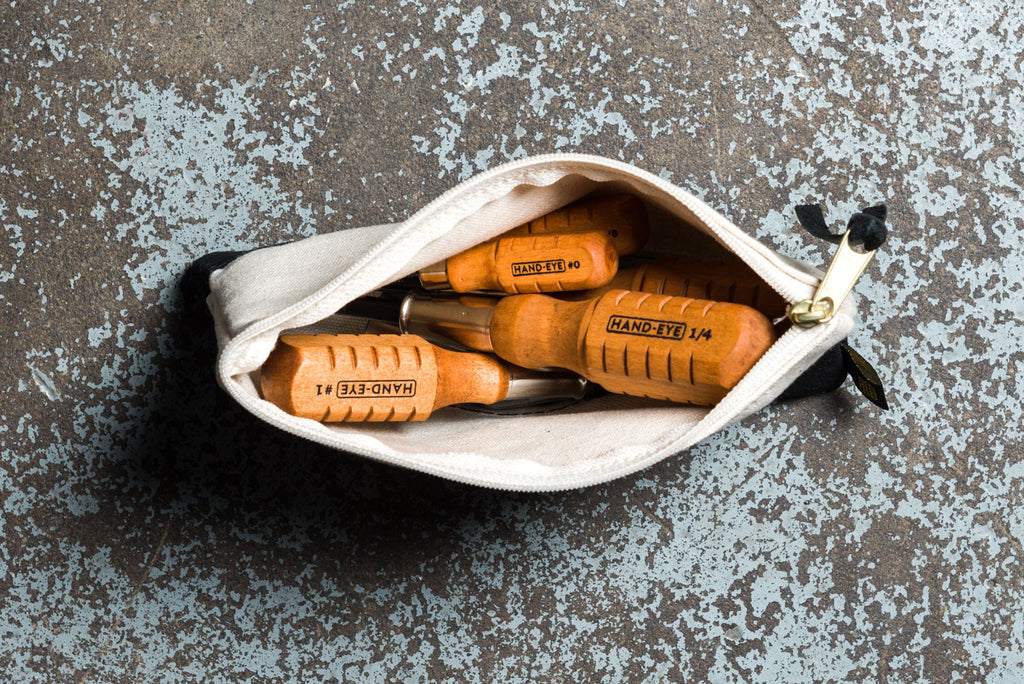 Hand-Eye Canvas Zipper Bag