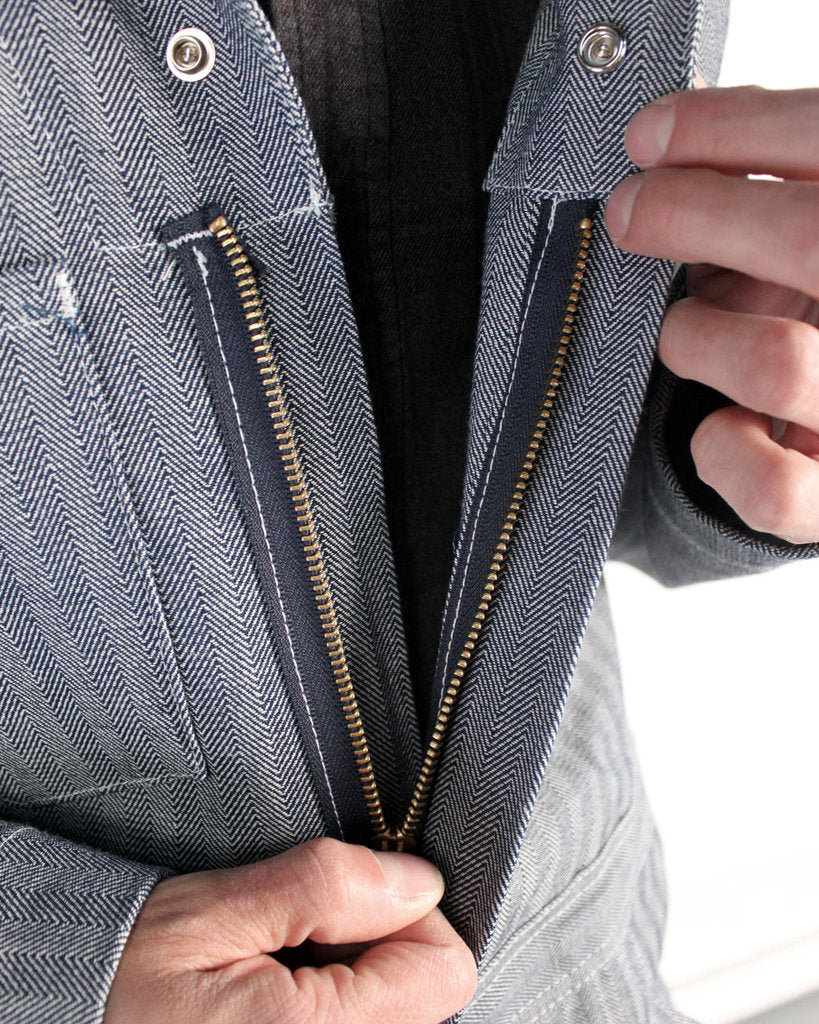 Universal Coveralls Cotton Herringbone Zipper