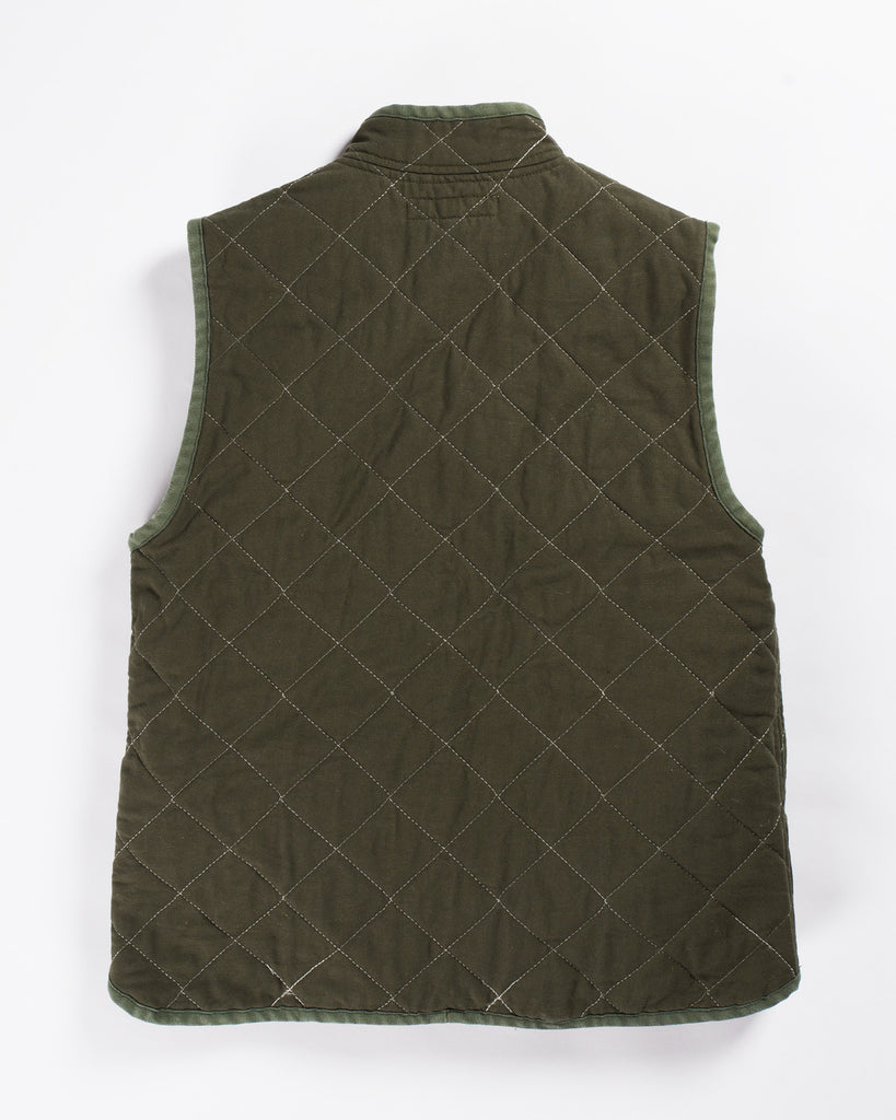 Utility Canvas Snap Vest Olive