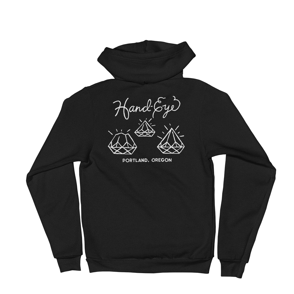 Hand-Eye Diamond Zip-up