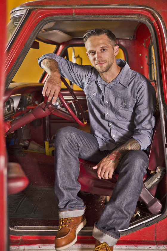 Hand-Eye x L.C. King Slim Fit Selvedge Denim