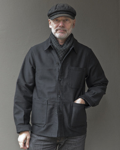 Le Laboureur Moleskin Work Jacket Noir