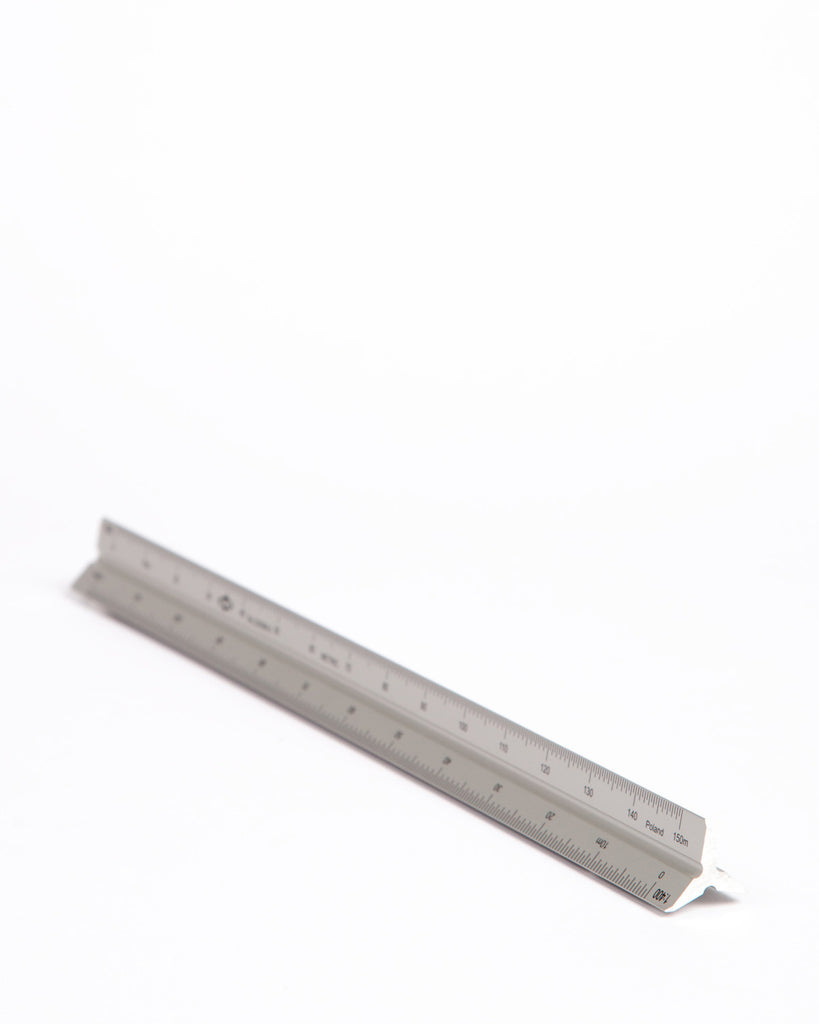 Aluminum Architectural Triangle Scale - Metric