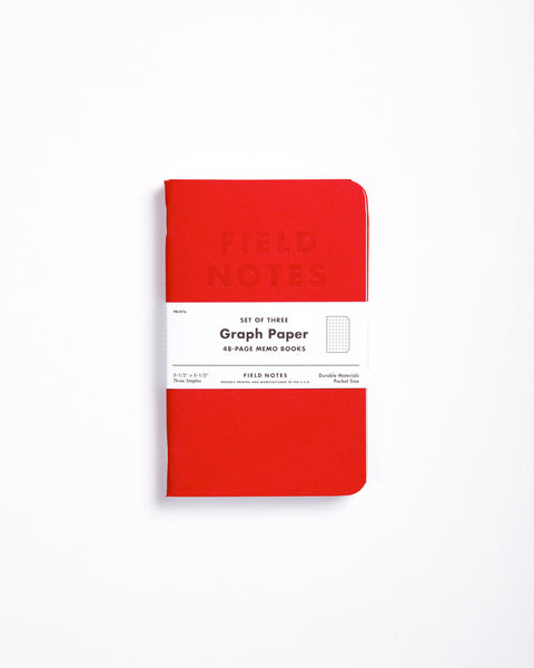 Field Notes Pack of 3 - Red Blooded