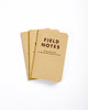 Field Notes Pack of 3 - Blank