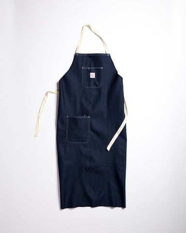 Pointer Brand Special Make Banded Collar Jacket Indigo Blue Denim