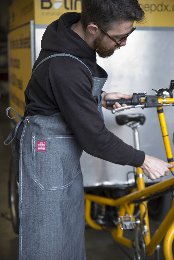 Hand-Eye USA Made Work Apron Herringbone