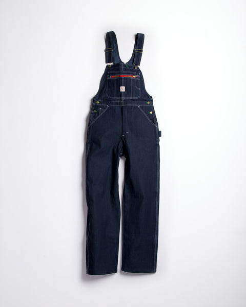 Pointer Brand Rigid High Back Overall Indigo Blue Denim