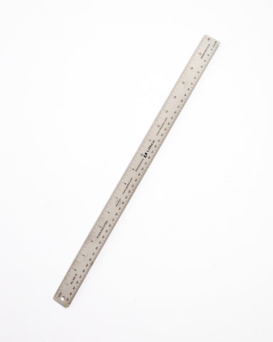 Gaebel Stainless Steel Cork-backed Ruler 18 – Hand-Eye Supply