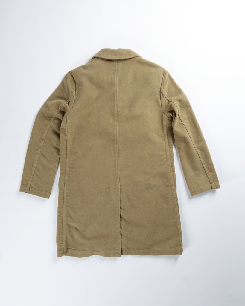 Armen Moleskin Work Coat Beige