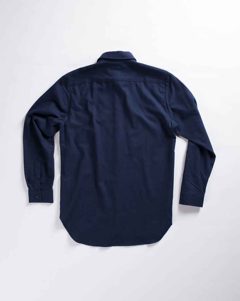Armen Utility Pullover Shirt Navy