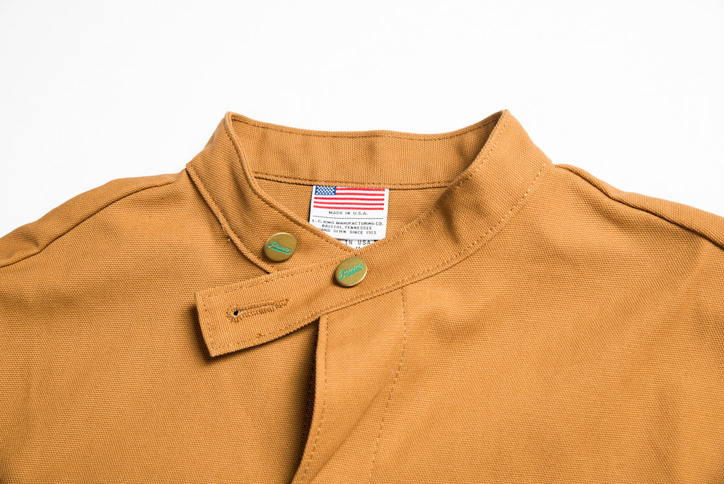 Pointer Brand Special Make Banded Collar Jacket Brown Duck
