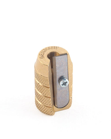 Dux Brass Sharpener Block Single with Outer Ring
