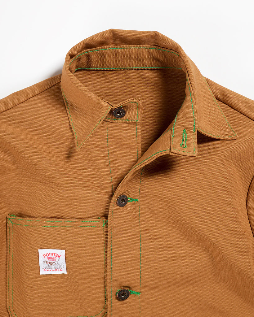 Pointer Long Jacket Brown Duck