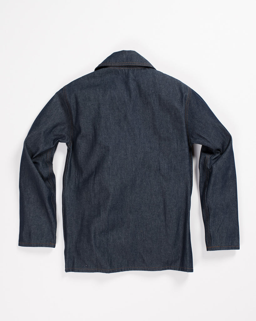 Pointer Denim Shawl Collar Chore Coat