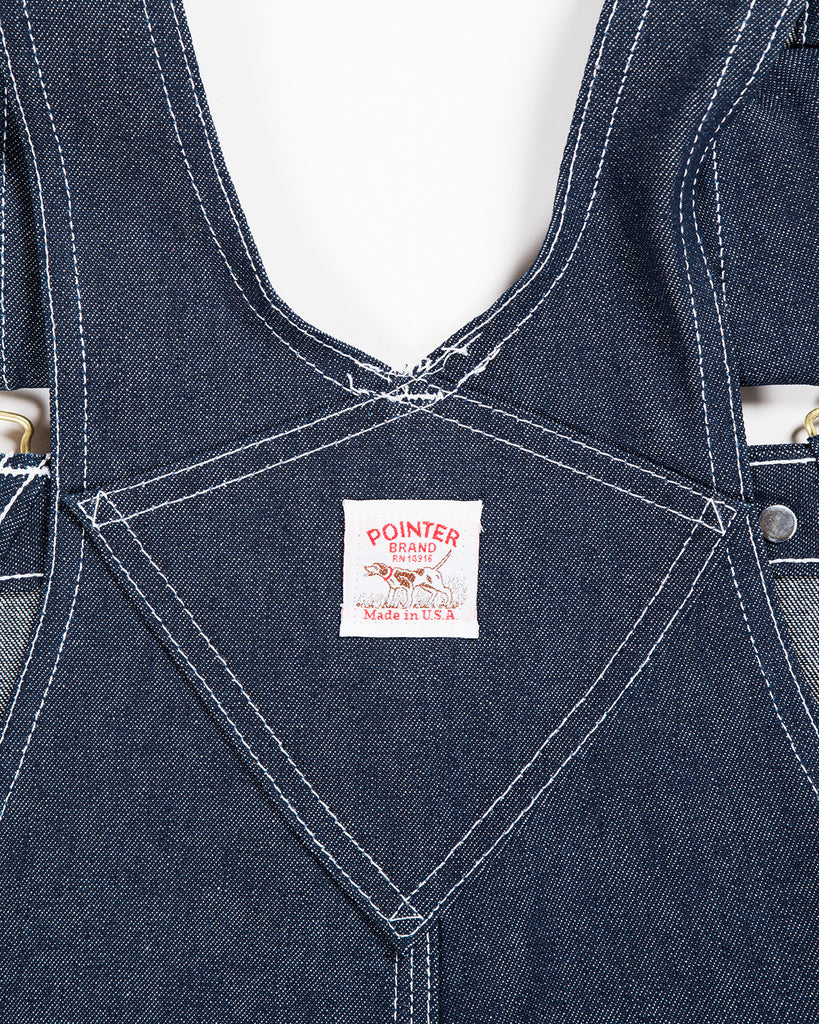 Pointer Kids Overalls Indigo Denim