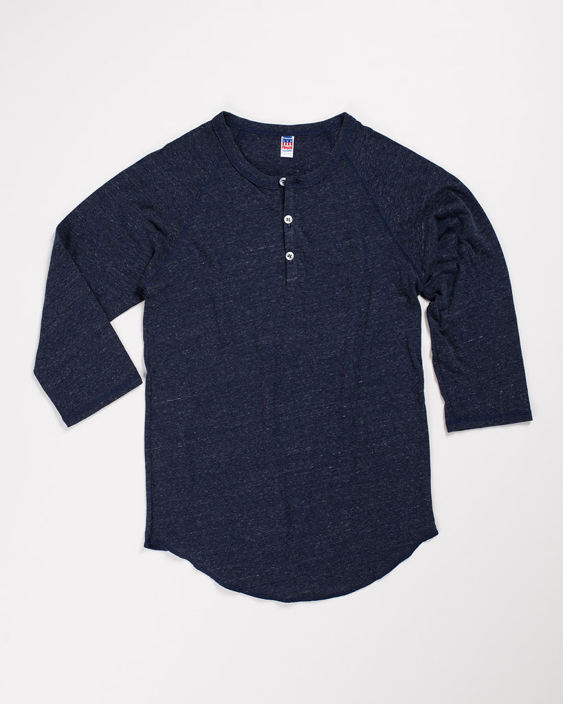 Tri-Blend Henley Double Deal