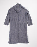 Fog Linen Veckey Dress Navy Stripe