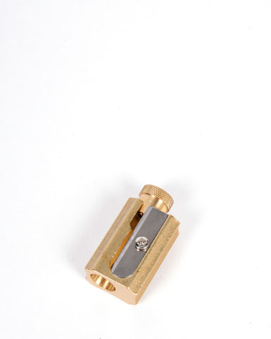 Dux Brass Sharpener Block Single with Outer Ring